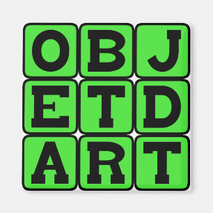 Kunstobjekt, Kunstgegenstand Magnet