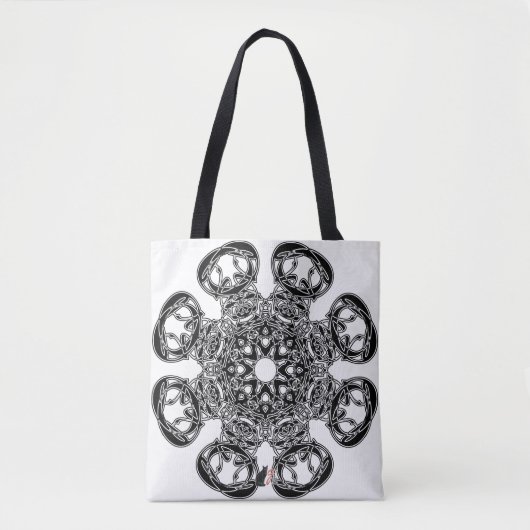 Kunstobjekt Octa Glyph Tasche (Vorderseite)
