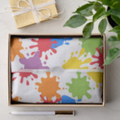 Kunstpaint Splash Geburtstagspartei Tissue Paper Seidenpapier (Geschenk)
