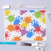 Kunstpaint Splash Geburtstagspartei Tissue Paper Seidenpapier (Handwerk)