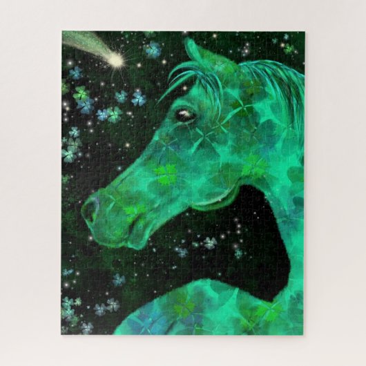 Kunstpferd-Puzzle - Malerei Puzzle (Vertikal)