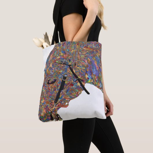 Kunstpferd Tasche (Von Nahem)