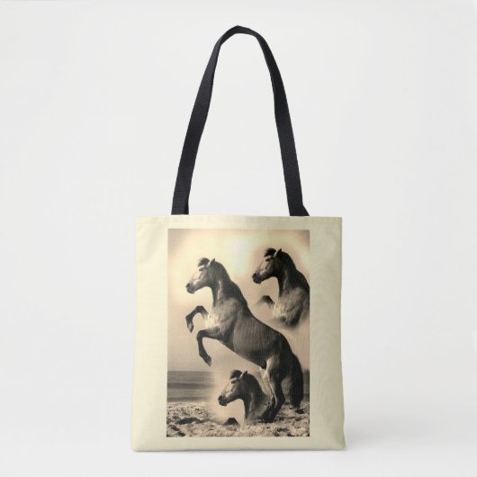 Kunstpferde Tasche (Vorderseite)