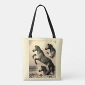Kunstpferde Tasche (Rückseite)