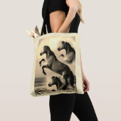 Kunstpferde Tasche (Von Nahem)