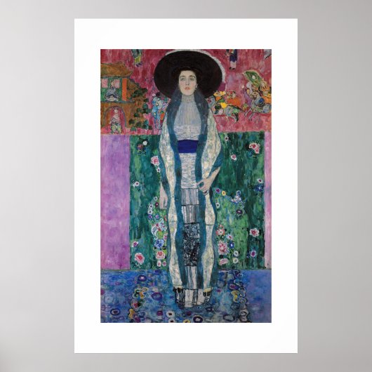 KUNSTPLAKAT: GUSTAV KLIMT: ADELE BLOCH-BAUER 1912 POSTER (Vorne)