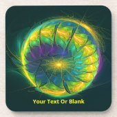 Kunstplasma Getränkeuntersetzer (Vorderseite)