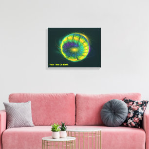 Kunstplasma Leinwanddruck