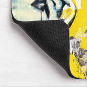 Kunstportrait mit zwei Pop Mousepad (Ecke)