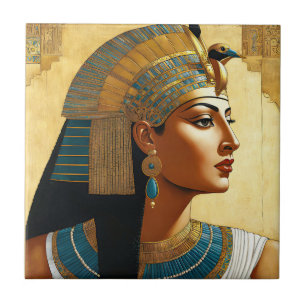 Kunstportrait von Cleopatra Fliese