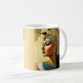 Kunstportrait von Cleopatra Kaffeetasse (VorderseiteRechts)