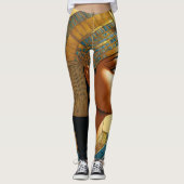 Kunstportrait von Cleopatra Leggings (Vorderseite)