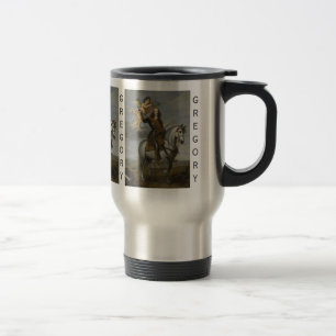 Kunstporträt individuell monogrammierte Tassen