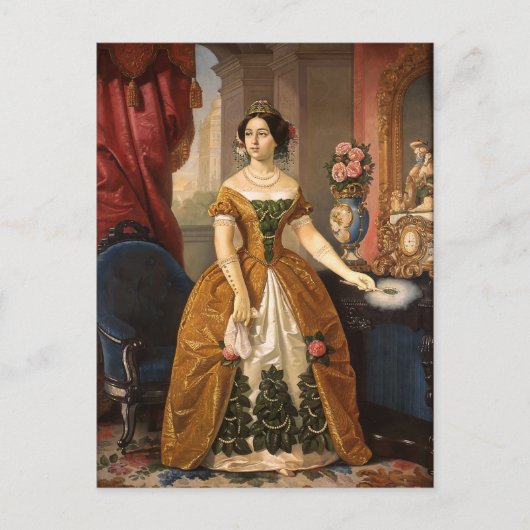 Kunstporträt Postkarte (Vorderseite)