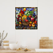 Kunstposter aus dem Herbst Poster (Küche)