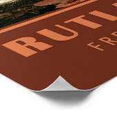 Kunstposter der Kirche "Rutland Falls" Poster (Ecke)