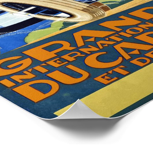 Kunstposter des großen Kunst Retro-Automobils Poster (Ecke)