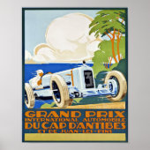 Kunstposter des großen Kunst Retro-Automobils Poster (Vorne)
