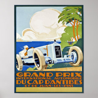 Kunstposter des großen Kunst Retro-Automobils Poster