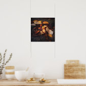 Kunstposter Herbstlaub Poster (Küche)