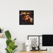 Kunstposter Herbstlaub Poster (Heimbüro)