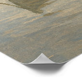 Kunstposter im Wasserfarbenstil: Ruderboot bei Ebb Poster (Ecke)