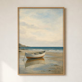 Kunstposter im Wasserfarbenstil: Ruderboot bei Ebb Poster