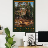 Kunstposter "In Forest" Poster (Heimbüro)