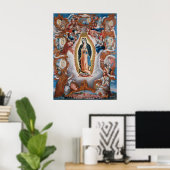 Kunstposter "Jungfrau Guadalupe" Poster (Heimbüro)