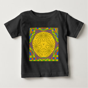 Kunstposter mit ägyptischem Motiv, Schachbrettrahm Baby T-shirt