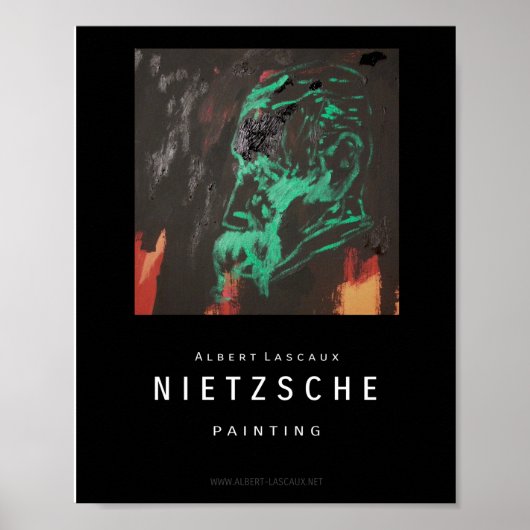 Kunstposter "NIETZSCHE" Poster (Vorne)