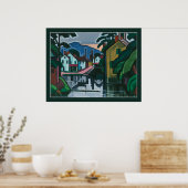 Kunstposter "Old Canal Port" Poster (Küche)