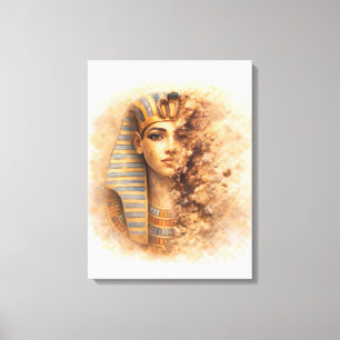 Kunstposter Porträt einer altägyptischen Königin Leinwanddruck