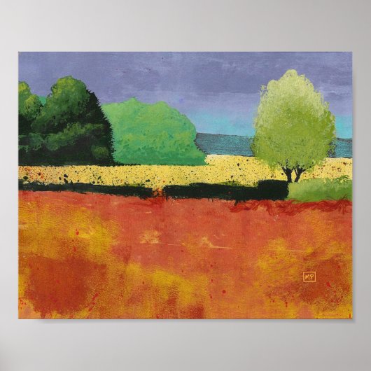 Kunstposter Ruhiger Nachmittag Poster (Vorne)