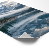 Kunstposter 'See ohne Wind' Poster (Ecke)