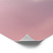 Kunstposter Soft Pastel Cloud Sky Poster (Ecke)