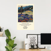 Kunstposter Waldblumenwiese Poster (Heimbüro)