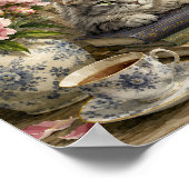 Kunstposter Wasserfarbe Library Companion Poster (Ecke)