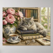 Kunstposter Wasserfarbe Library Companion Poster (Vorne)