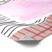 Kunstposter zur Illustration Poster (Ecke)