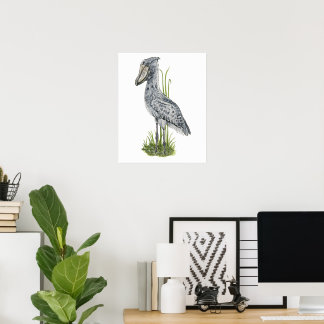 Kunstprint Schuhschnabel Poster