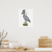 Kunstprint Schuhschnabel Poster (Küche)