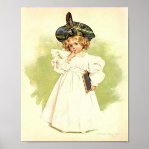 Kunstprint von Maud Humphrey Little School Days Poster
