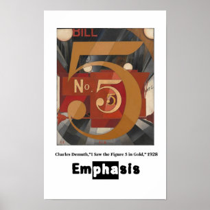 Kunstprinzipien - Betonung, Charles Demuth Poster