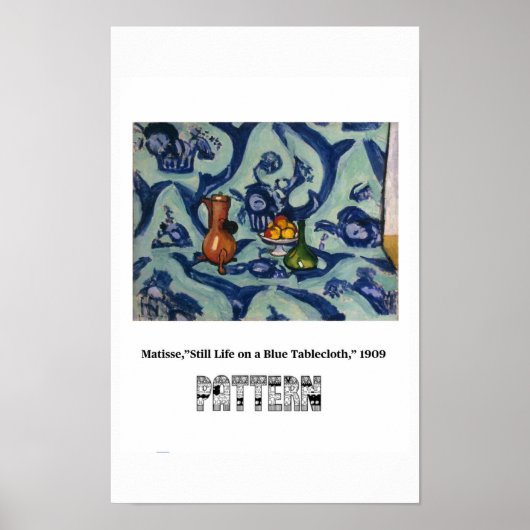 Kunstprinzipien - Muster, Matisse Poster (Vorne)