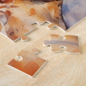 Kunstpuzzle Karussellpferdkopf Puzzle (Seite)