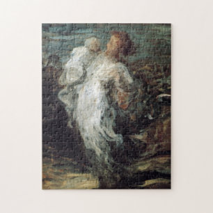 Kunstpuzzle "Mutter mit Kind" Puzzle