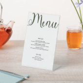 Kunstrasen auf der Speisekarte Sockelschild (In SItu)