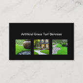Kunstrasengras Moderne Visitenkarten Visitenkarte (Vorderseite)