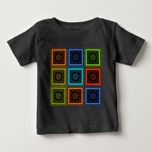 Kunstrasenprint Baby T-shirt (Vorderseite)
